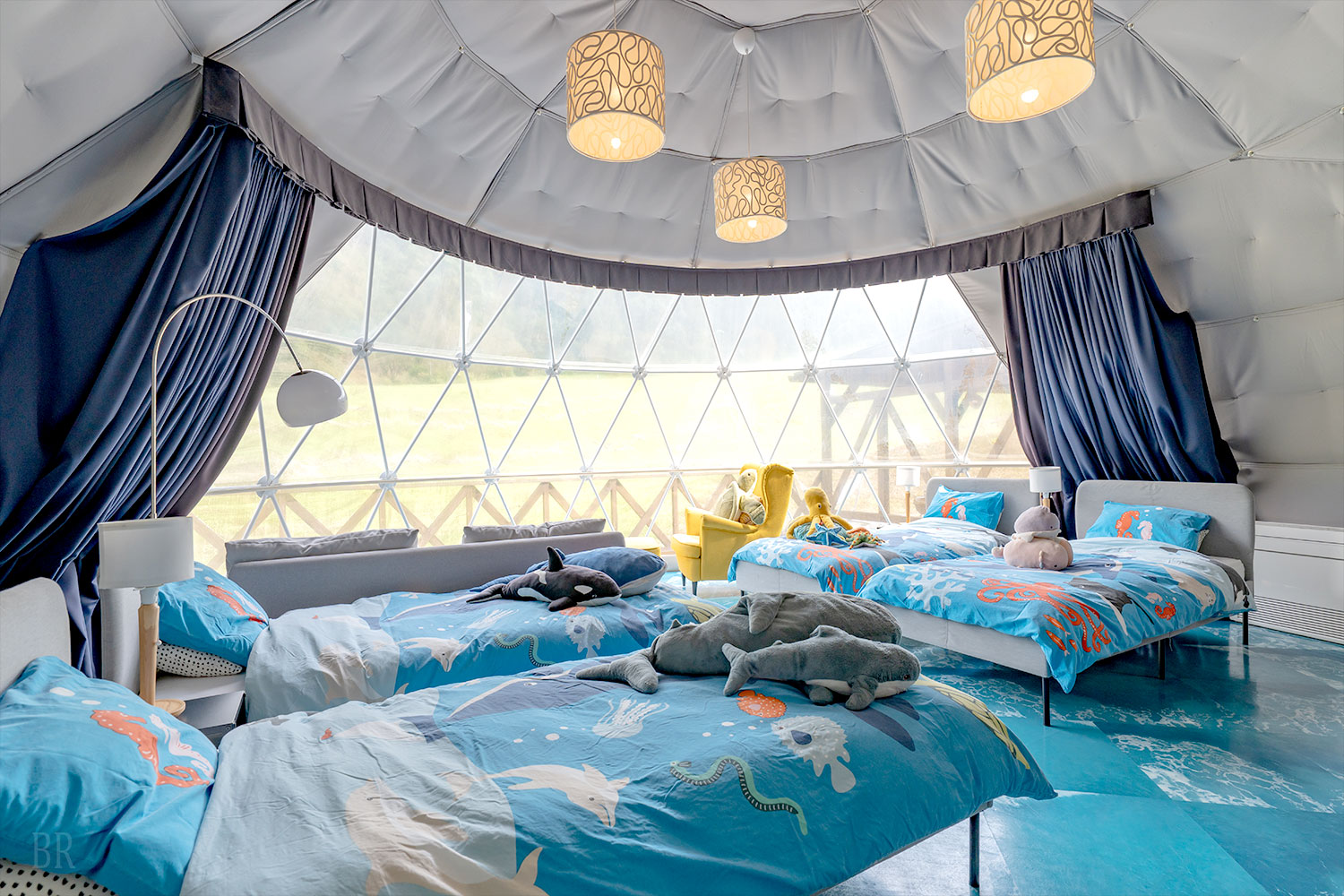 7ｍドームテント【Aqua】