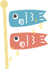 こいのぼりのイラスト